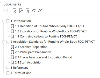 Merigold Image Acquisition Standards for Routine Whole-Body FDG-PET/CT (Adults): Document Download (PDF) - Image 2