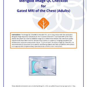 Merigold Image QC Checklist for Gated MRI of the Chest (Adults) (PDF)