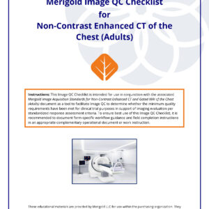Merigold Image QC Checklist for Non-Contrast Enhanced CT of the Chest (Adults)